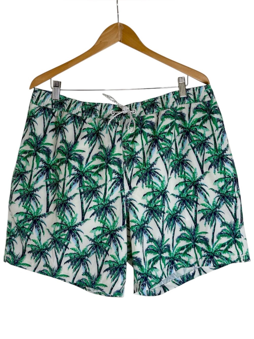 Bonobos 7” Inseam Palm Tree Print Swim Trunks Size XL
